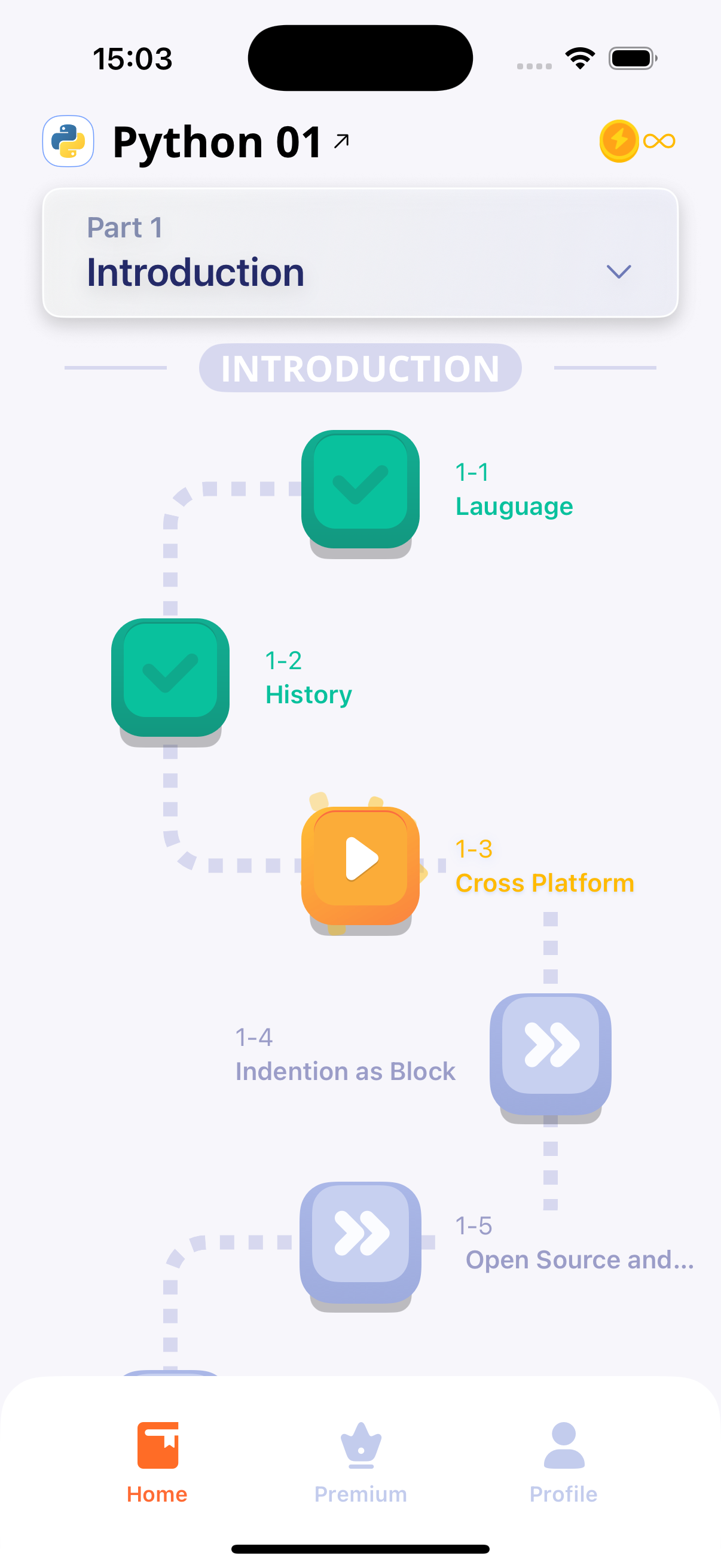 Weelee Go lesson screen preview